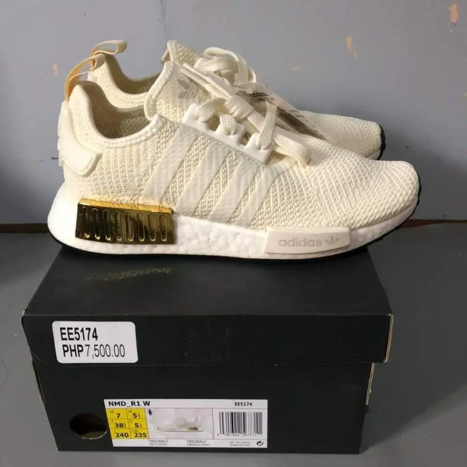 Alternative view of Giày Adidas Wmns NMD_R1 'Off White Gold' EE5174