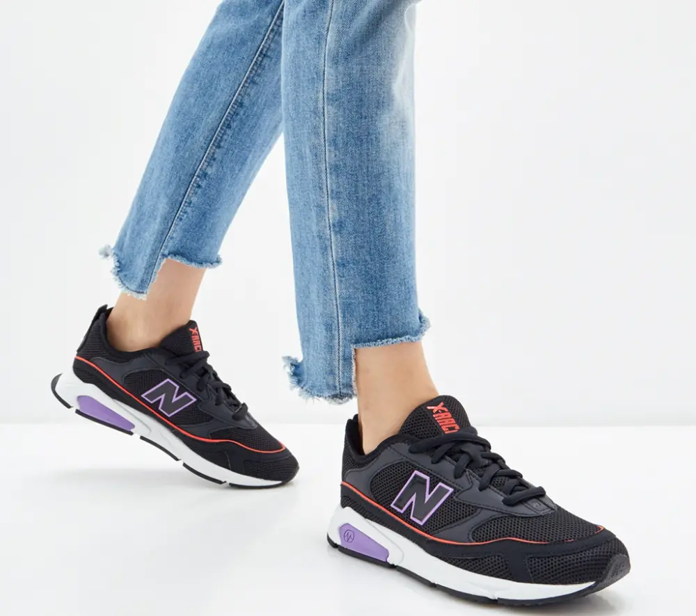 Alternative view of Giày New Balance X-Racer 'Black Purple' WSXRCNTB