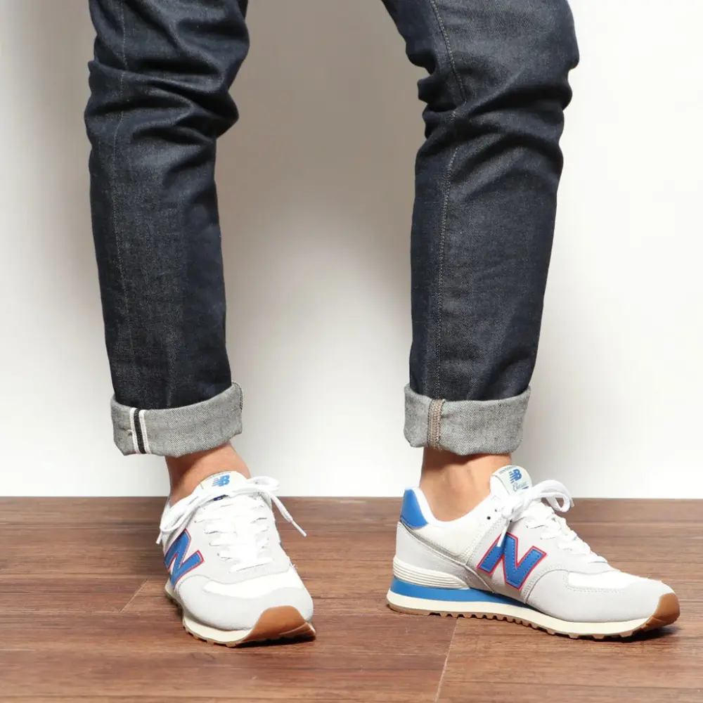 Alternative view of Giày New Balance 574 'Grey Blue' ML574ERH