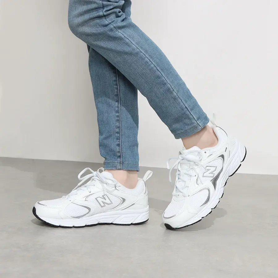 Alternative view of Giày New Balance 408 'White Silver' ML408W