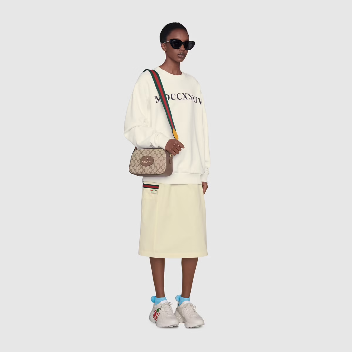 Túi Gucci Neo Vintage GG Supreme Messenger Beige 476466-K9GVT-8856 - Ảnh 5