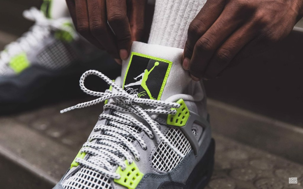 Giày Nike Air Jordan 4 Retro SE 95 Neon CT5343-007 - Ảnh 7