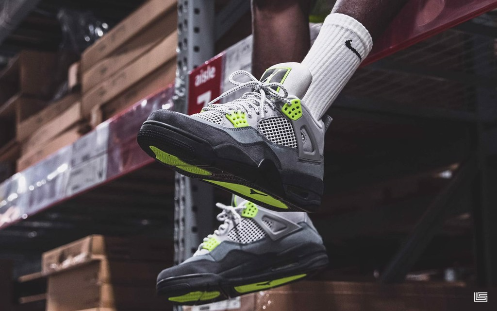 Giày Nike Air Jordan 4 Retro SE 95 Neon CT5343-007 - Ảnh 6
