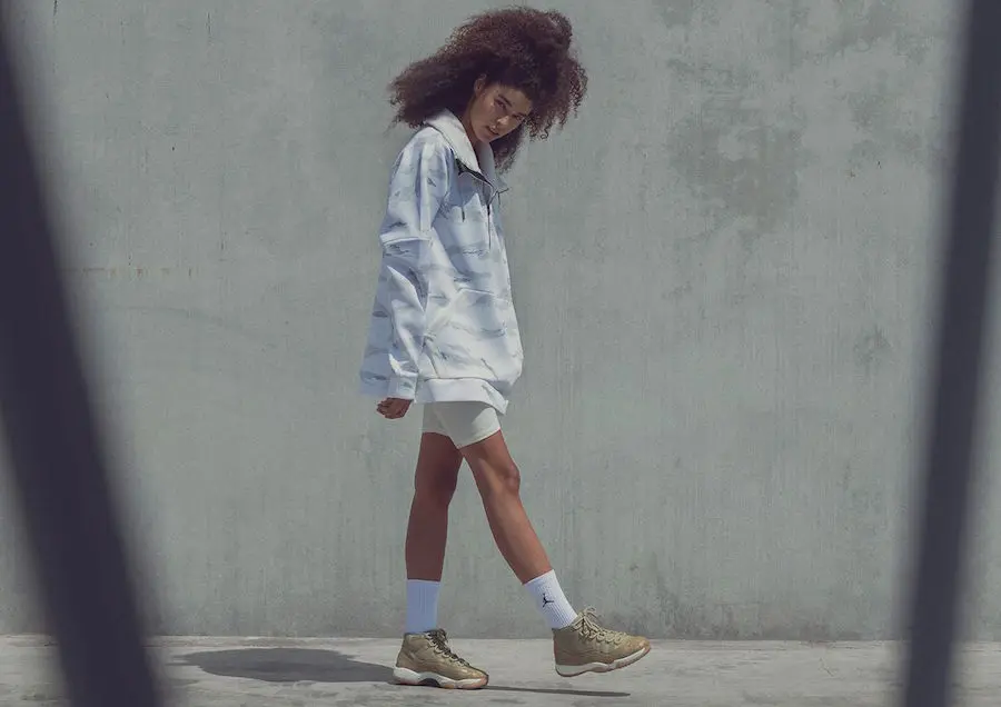 Alternative view of Giày Nike Wmns Air Jordan 11 Retro 'Olive Lux' AR0715-200