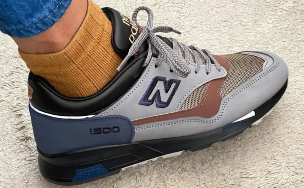 Giày New Balance 1500 'Grey Navy' M1500INV - Ảnh 3