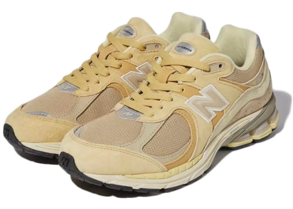 Giày New Balance x Auralee 2002R 'Yellow Beige' M2002RE1 - Ảnh 4
