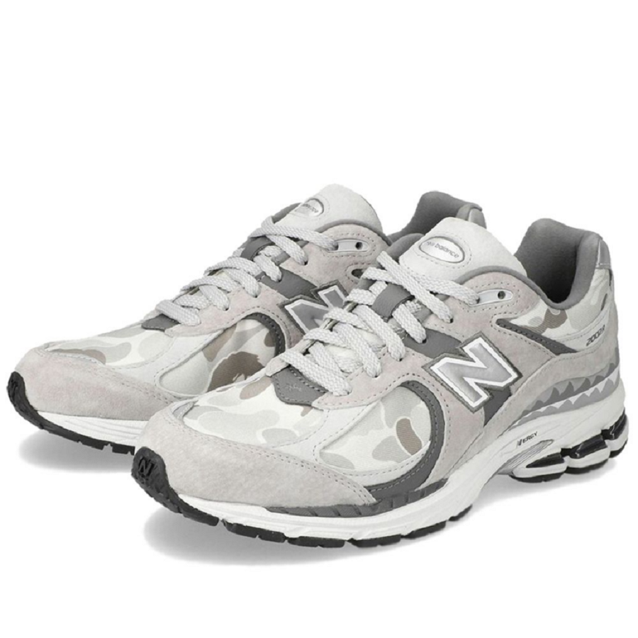 Giày New Balance BAPE x 2002R ‘Apes Together Strong Grey Camo’ M2002RBG - Ảnh 4