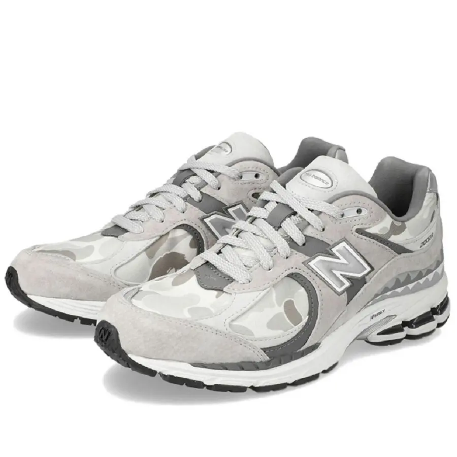 Giày New Balance BAPE x 2002R ‘Apes Together Strong Grey Camo’ M2002RBG - Ảnh 4