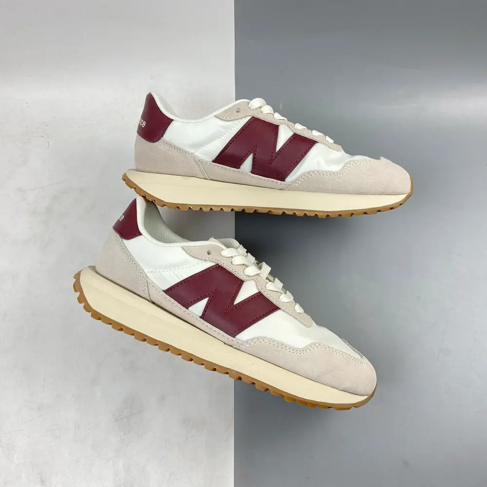 Giày New Balance 237 'White Burgundy' MS237SB - Ảnh 3