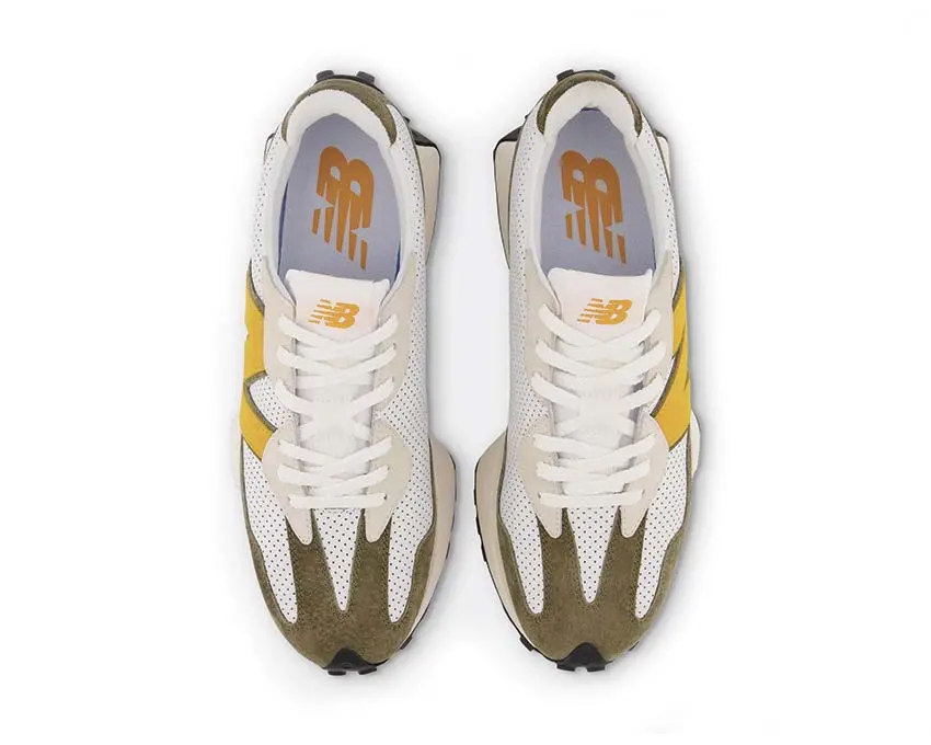 Giày New Balance 327 'White Yellow' MS327PO - Ảnh 4