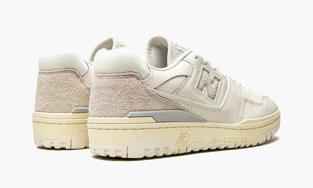 Giày New Balance 550 'Aime Leon Dore White Leather' BB550AM1 - Ảnh 4