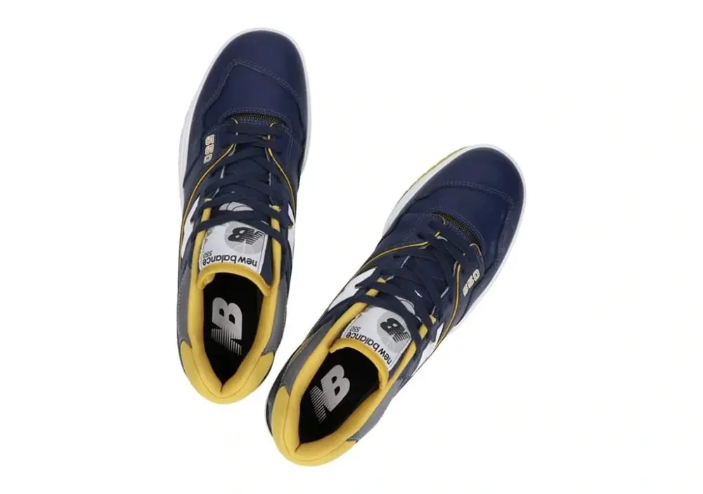 Giày New Balance 550 'Navy Yellow' BB550MA1 - Ảnh 3