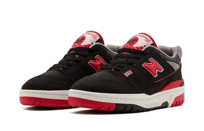 Alternative view of Giày New Balance 550 'Black Red' BB550SG1