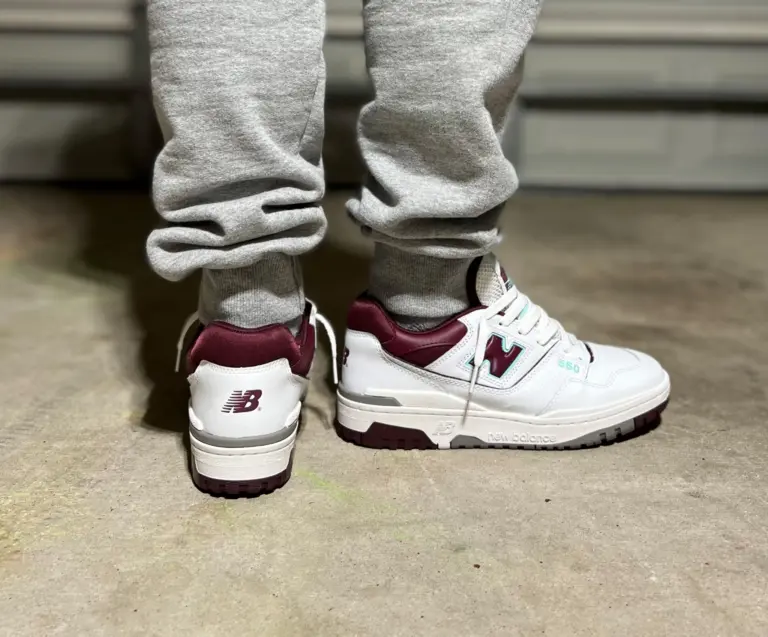Giày New Balance 550 'Burgundy Turquoise' BB550WBG - Ảnh 4