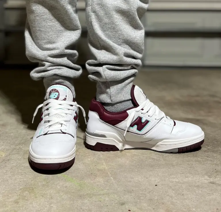 Giày New Balance 550 'Burgundy Turquoise' BB550WBG - Ảnh 6