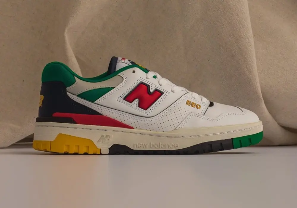 Alternative view of Giày New Balance 550 'Oak Leaf Green Red' BB550CL1