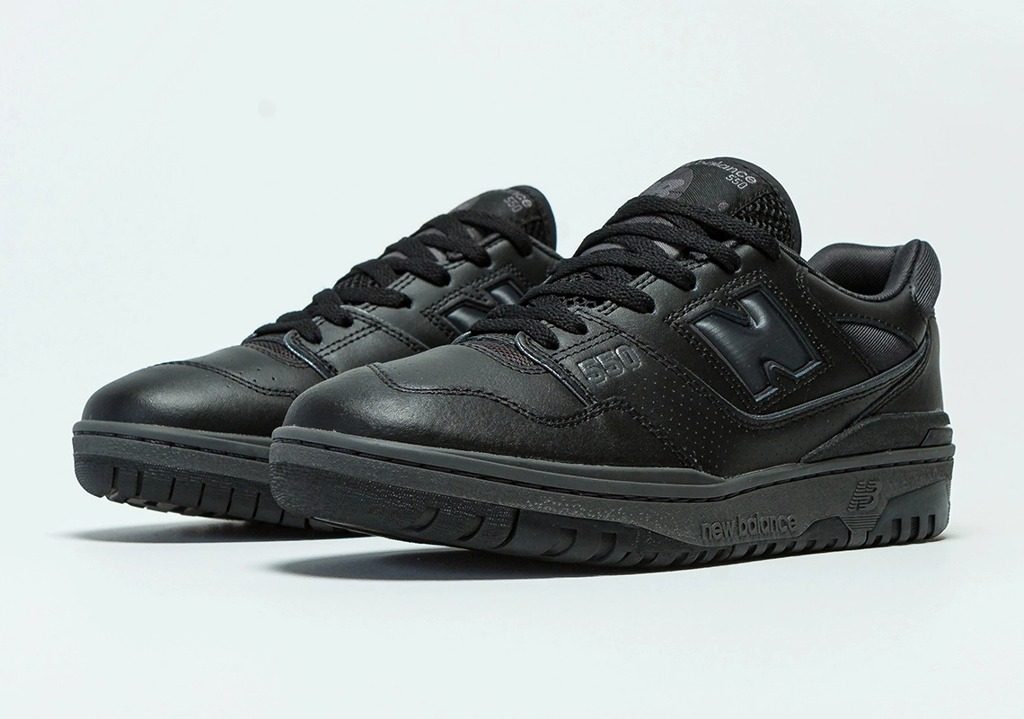 Giày New Balance 550 'Triple Black' BB550BBB - Ảnh 2