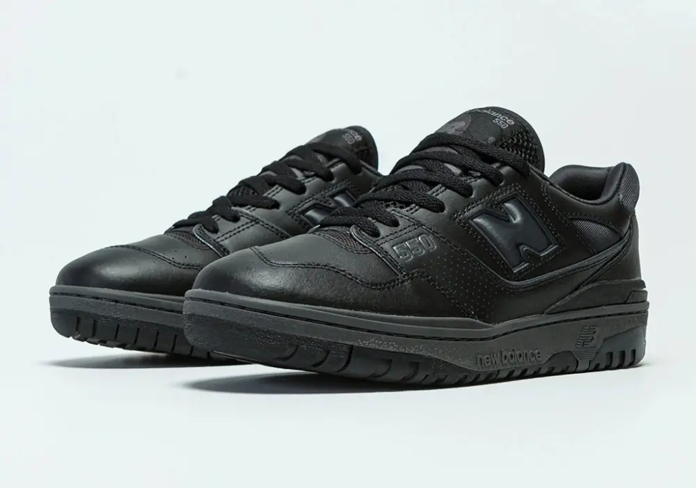 Alternative view of Giày New Balance 550 'Triple Black' BB550BBB