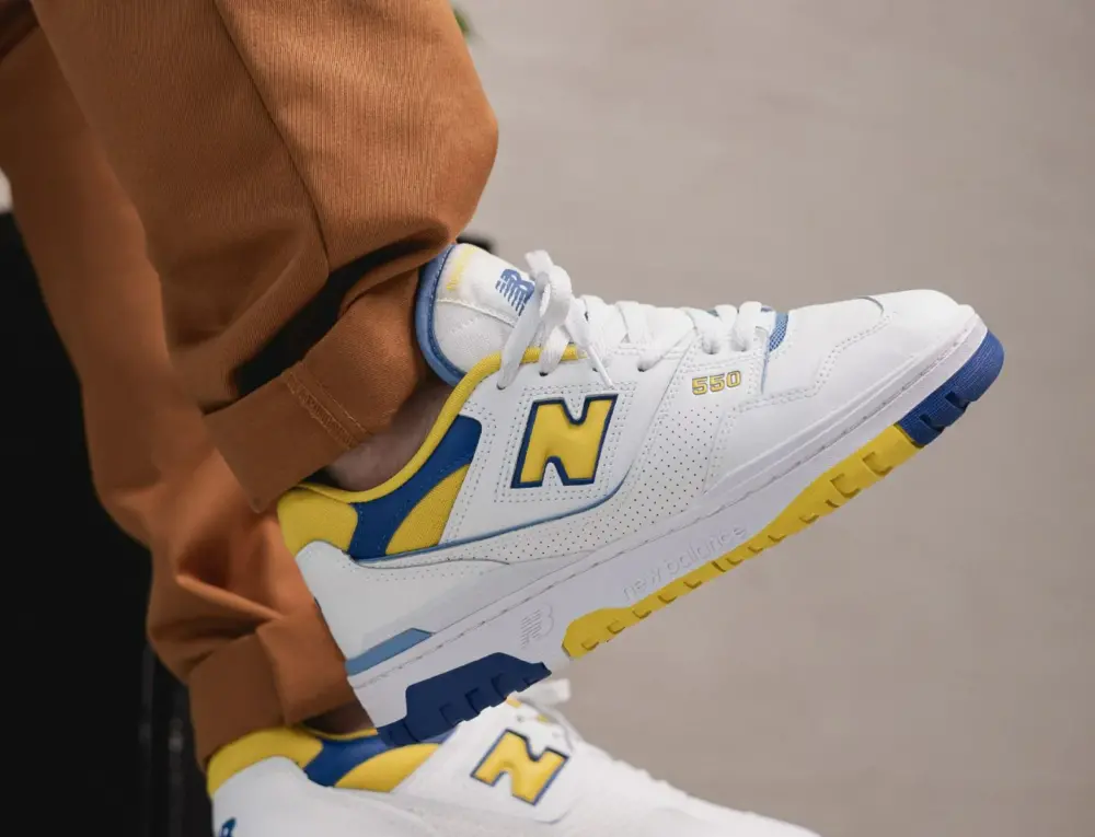Giày New Balance 550 'Honeycomb Heritage Blue' BB550NCG - Ảnh 4