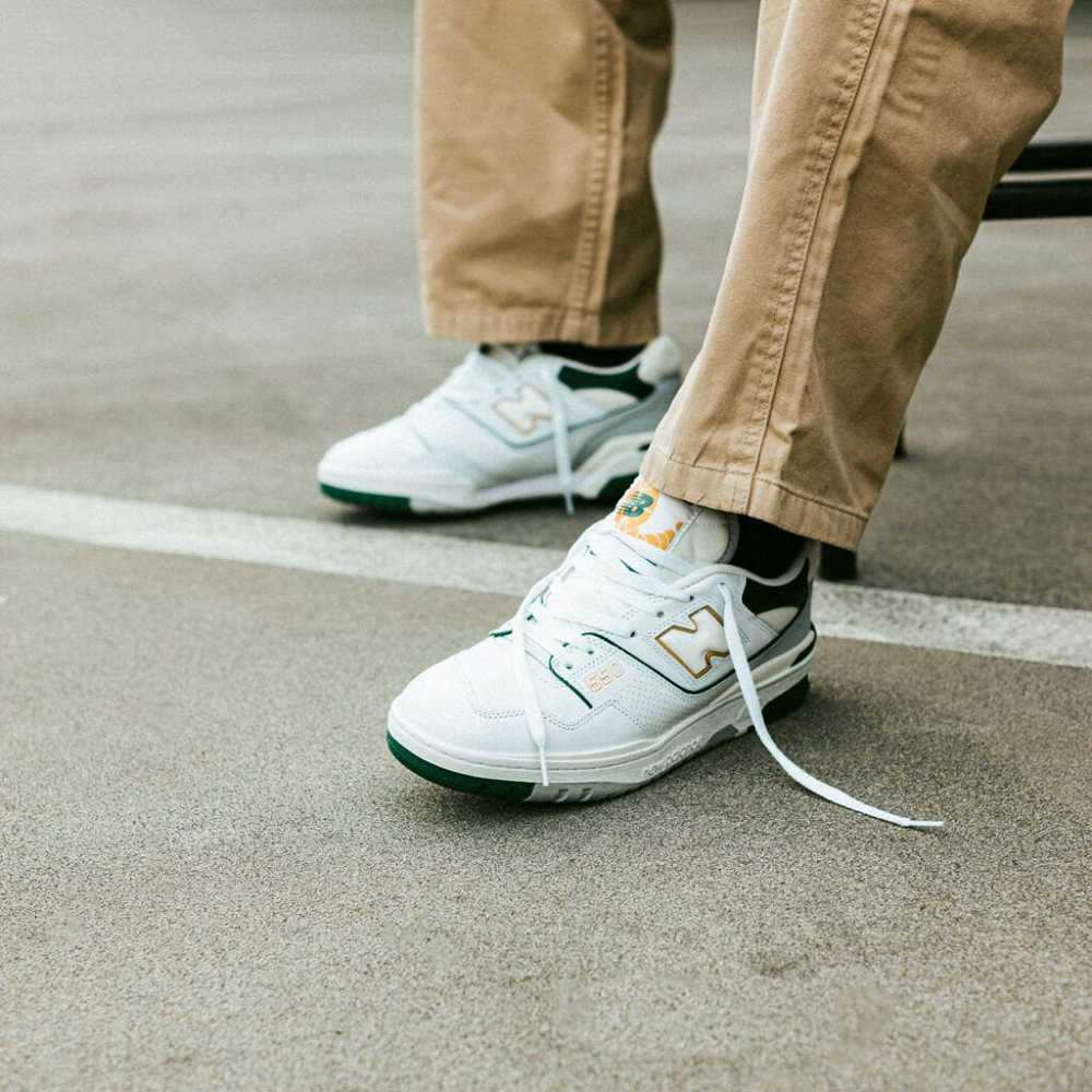 Giày New Balance 550 'White Nightwatch Green' BB550PWC - Ảnh 4
