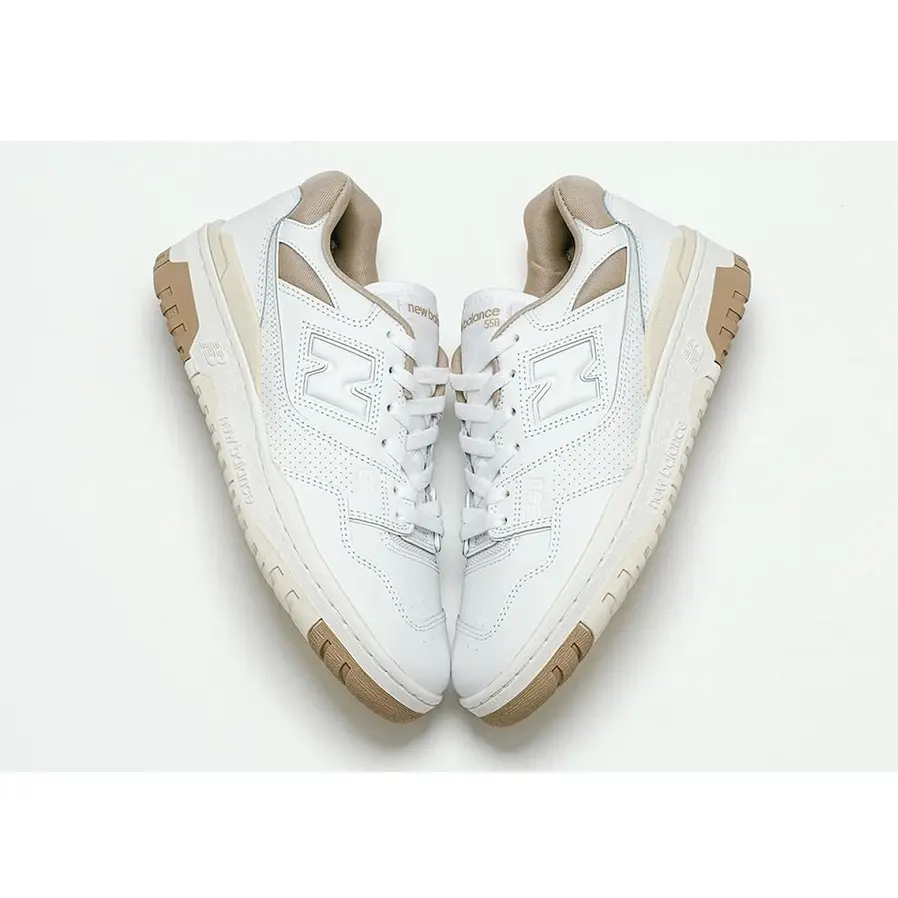 Giày New Balance Wmns 550 'White Tan' BBW550JM - Ảnh 5
