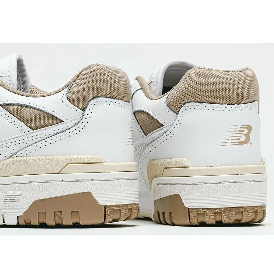 Giày New Balance Wmns 550 'White Tan' BBW550JM - Ảnh 4