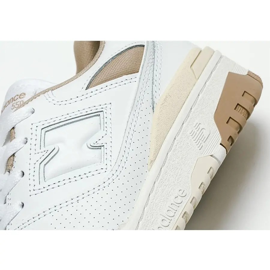 Giày New Balance Wmns 550 'White Tan' BBW550JM - Ảnh 3