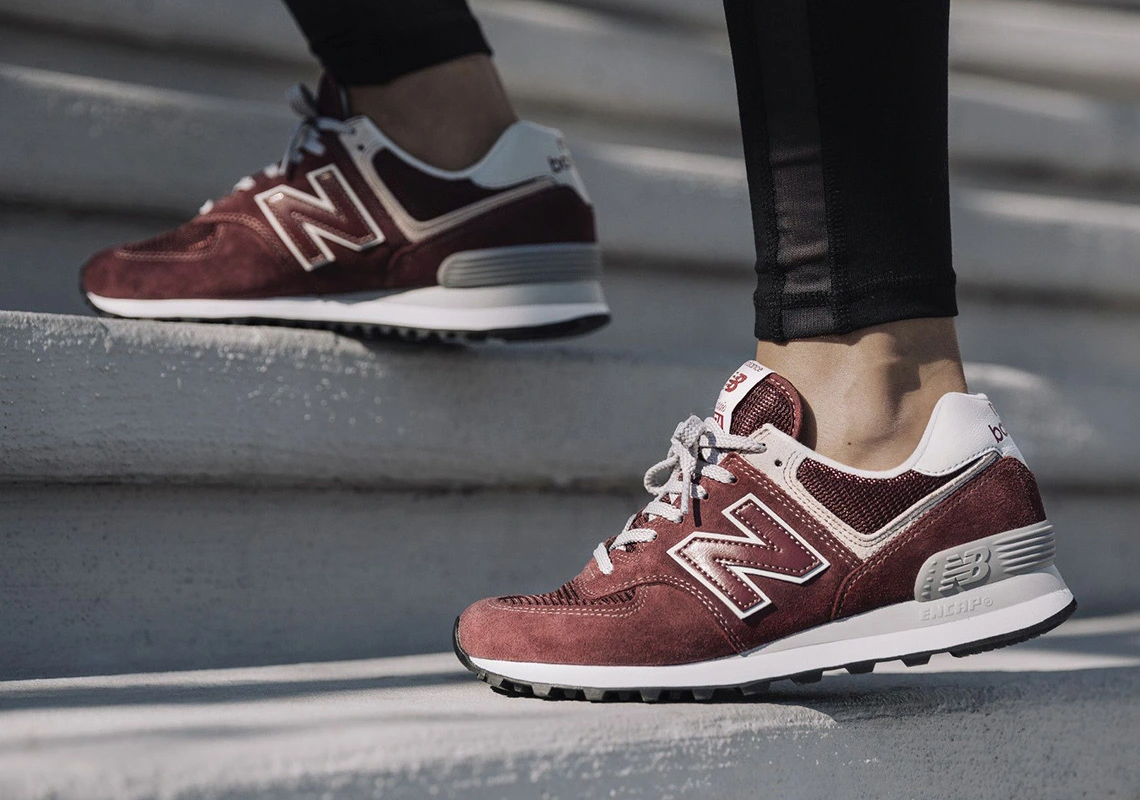 Giày New Balance 574 'Wine Red' ML574VB - Ảnh 4