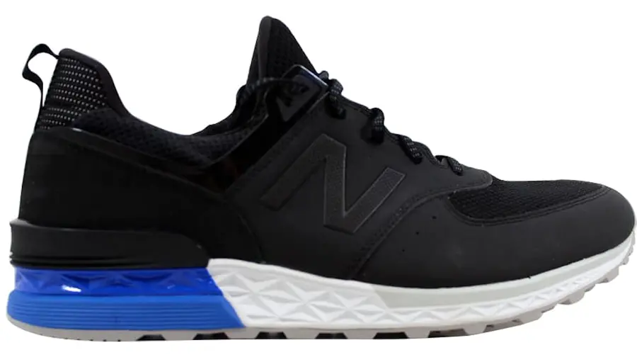 Giày New Balance 574 'Black White Blue' MS574SCS