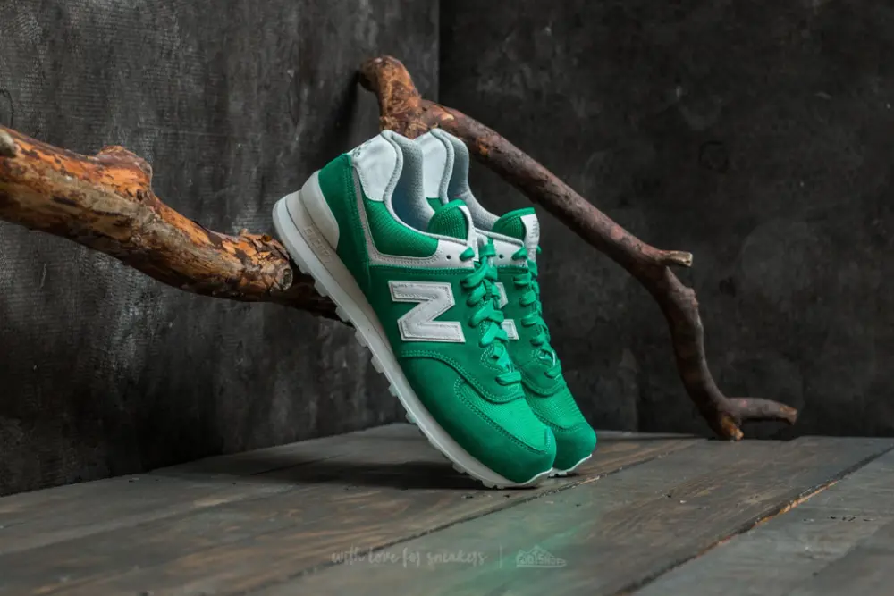 Giày New Balance 574 Suede Trainer 'Green' ML574SEH - Ảnh 3