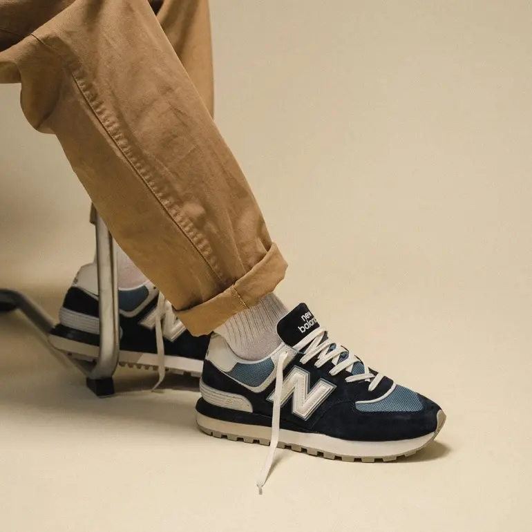 Giày New Balance 574 Legacy BN 'Navy' U574LGBN - Ảnh 4