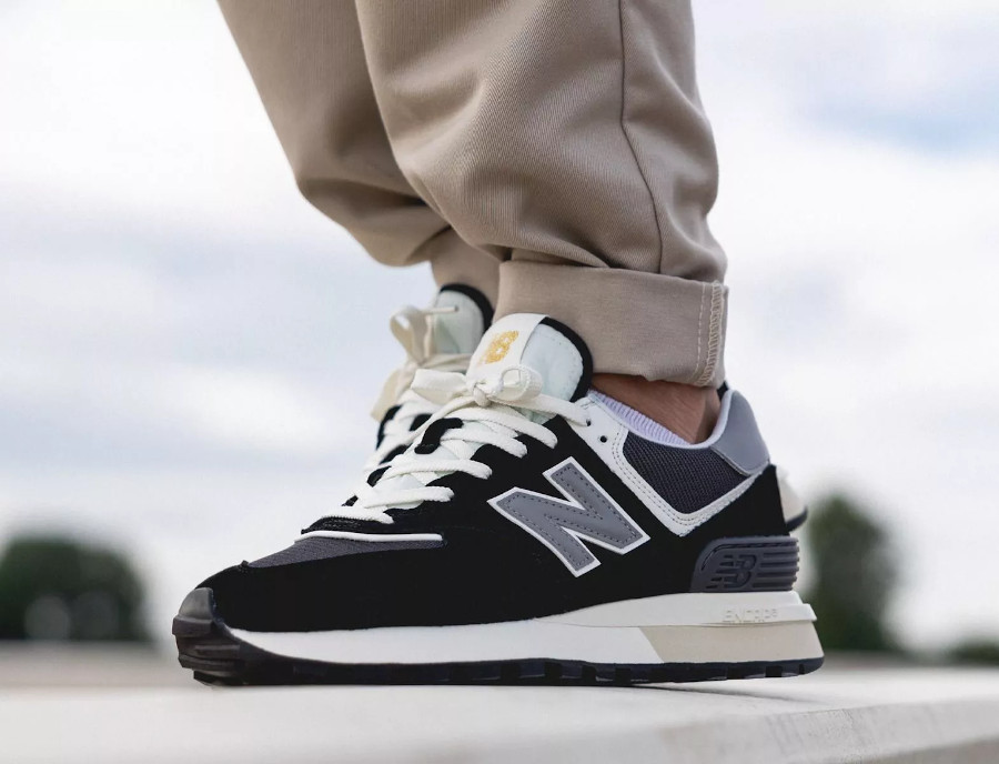 Giày New Balance 574 Legacy 'Black' U574LGG1 - Ảnh 2