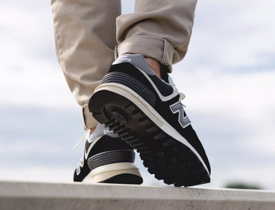 Giày New Balance 574 Legacy 'Black' U574LGG1 - Ảnh 4