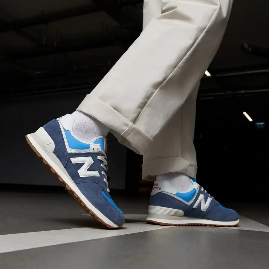 Giày New Balance 574 'Blue White' U574RA2 - Ảnh 6