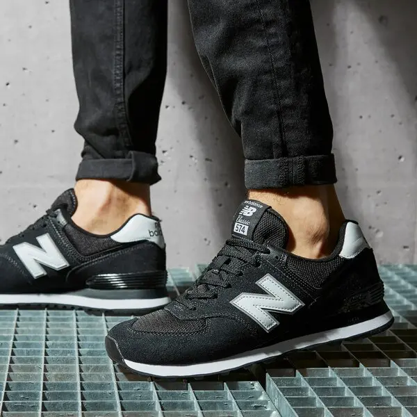 Alternative view of Giày New Balance ML574 EE2 'Black White' ML574EE2