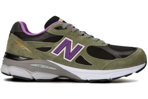 Giày New Balance 990v3 MiUSA Teddy Santis 'Green Purple' M990TC3