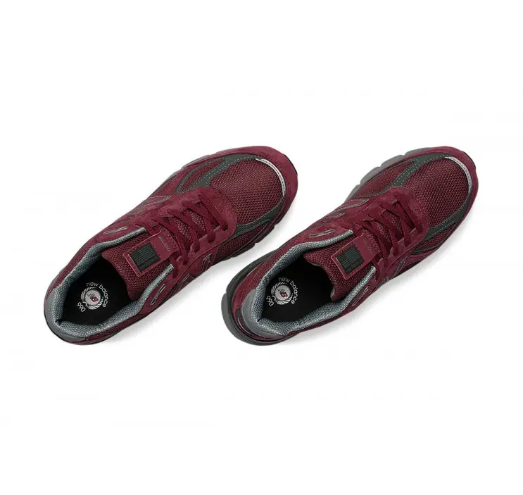 Giày New Balance 990v4 Made In USA ‘Burgundy’ M990BU4 - Ảnh 5