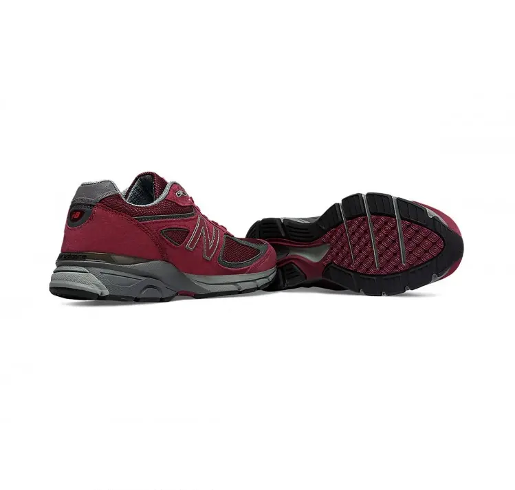Giày New Balance 990v4 Made In USA ‘Burgundy’ M990BU4 - Ảnh 4