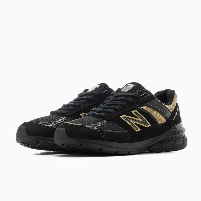 Giày New Balance 990v5 Made in USA 'Triple Black' M990BH5 - Ảnh 6