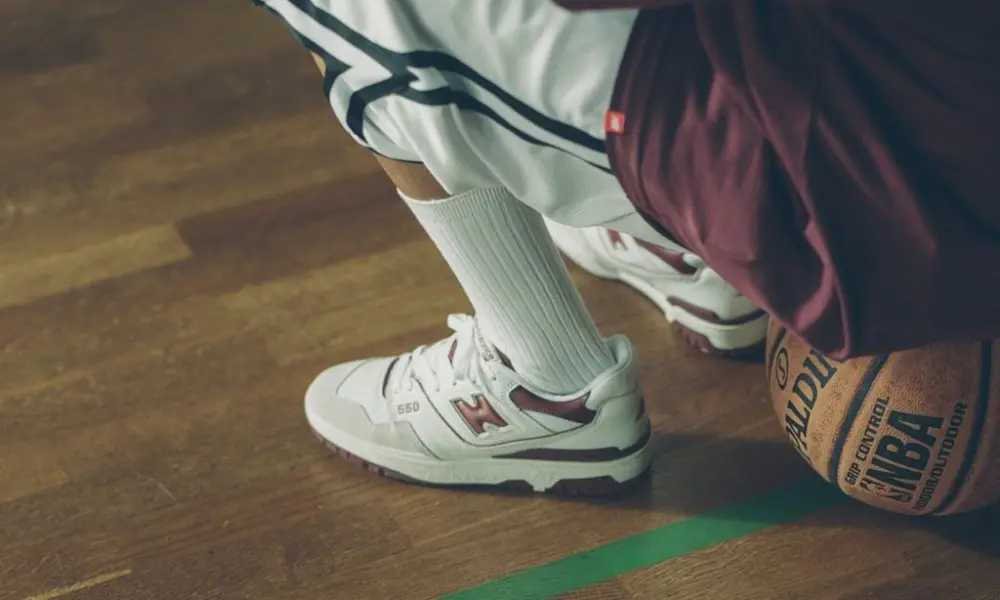 Giày New Balance 550 'Burgundy' BB550LI1 - Ảnh 4