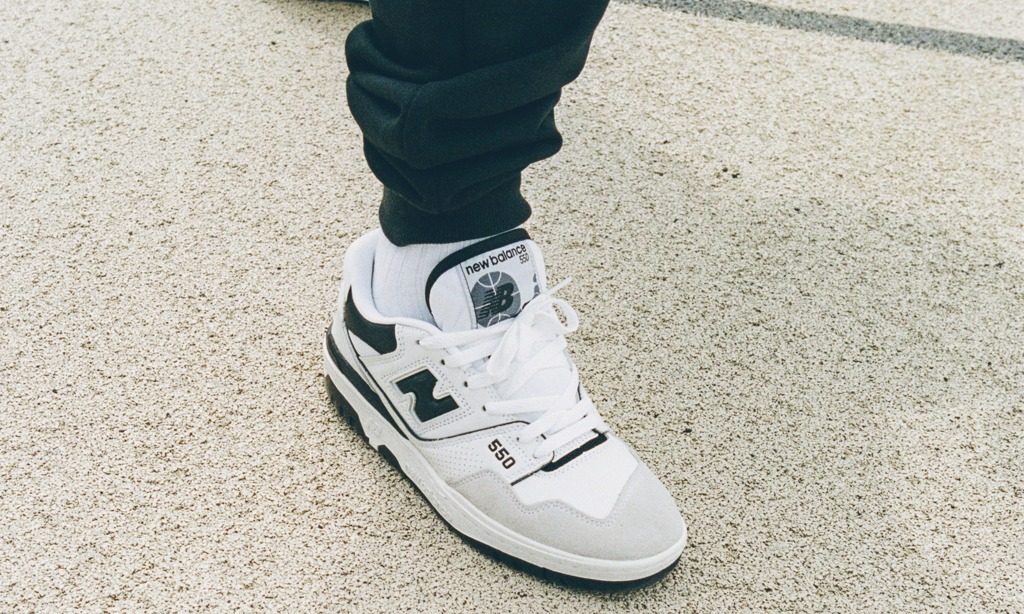 Giày New Balance 550 'White Black' BB550LM1 - Ảnh 4