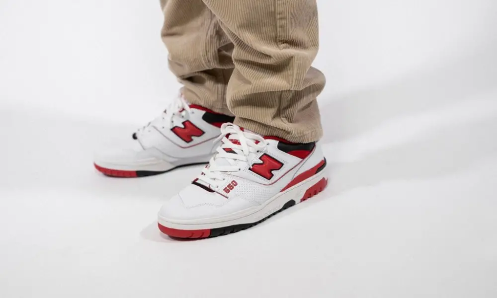 Giày New Balance 550 'White Team Red' BB550SE1 - Ảnh 5