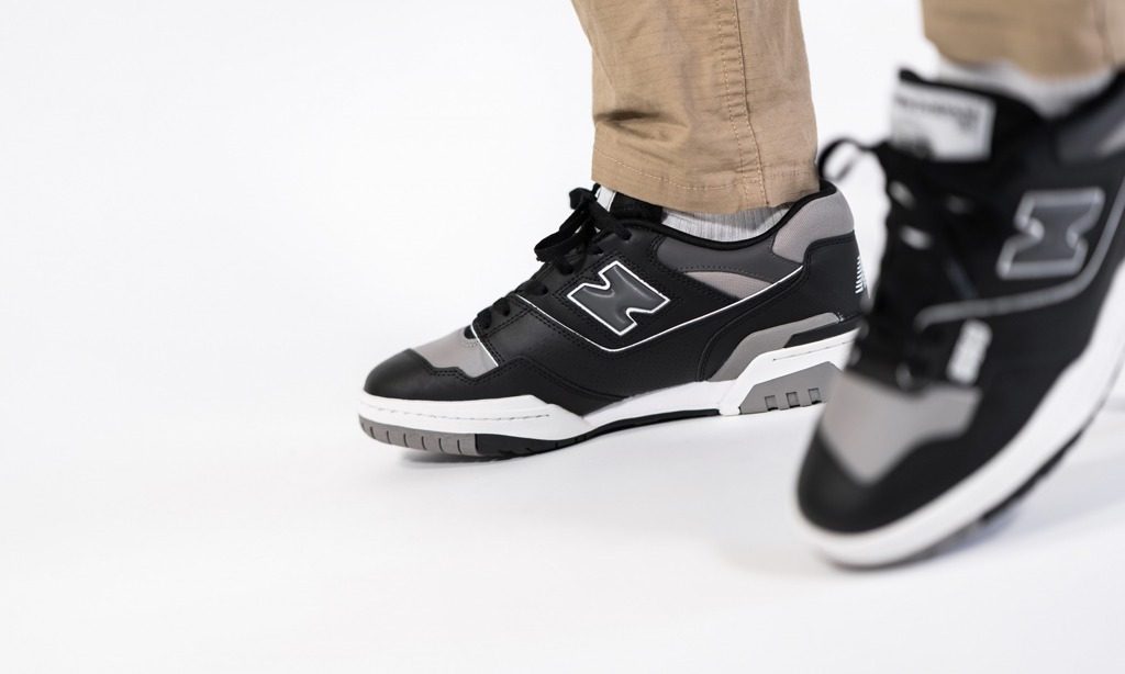 Giày New Balance 550 'Grey Black' BB550SR1 - Ảnh 4