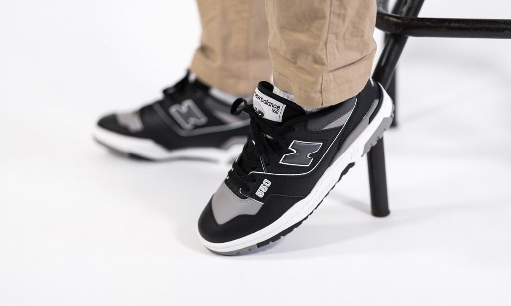 Giày New Balance 550 'Grey Black' BB550SR1 - Ảnh 5