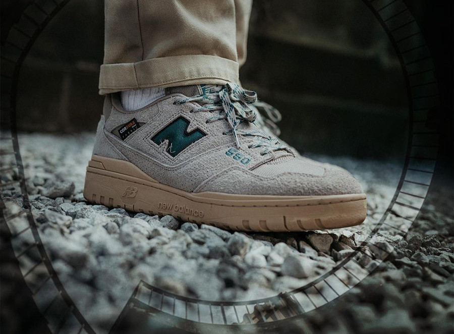 Giày New Balance 550 x Size Cordura Pack 'Grey Cream' BB550SS1 - Ảnh 2