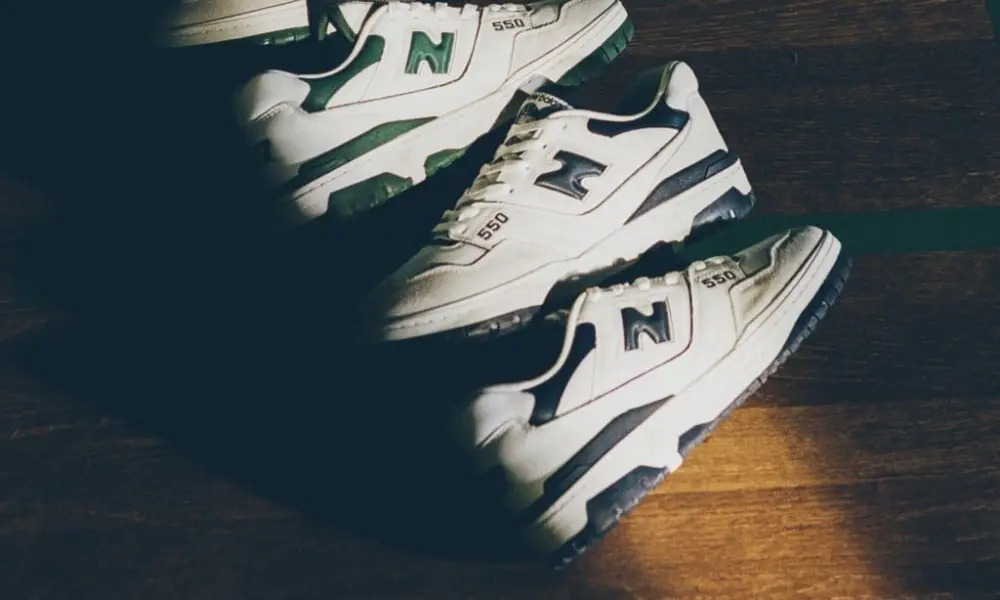 Alternative view of Giày New Balance 550 'White Navy' BB550WA1