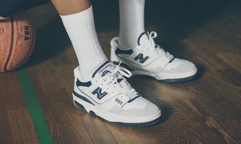 Giày New Balance 550 'White Navy' BB550WA1 - Ảnh 6