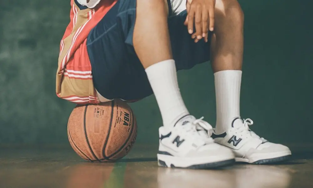 Giày New Balance 550 'White Navy' BB550WA1 - Ảnh 5