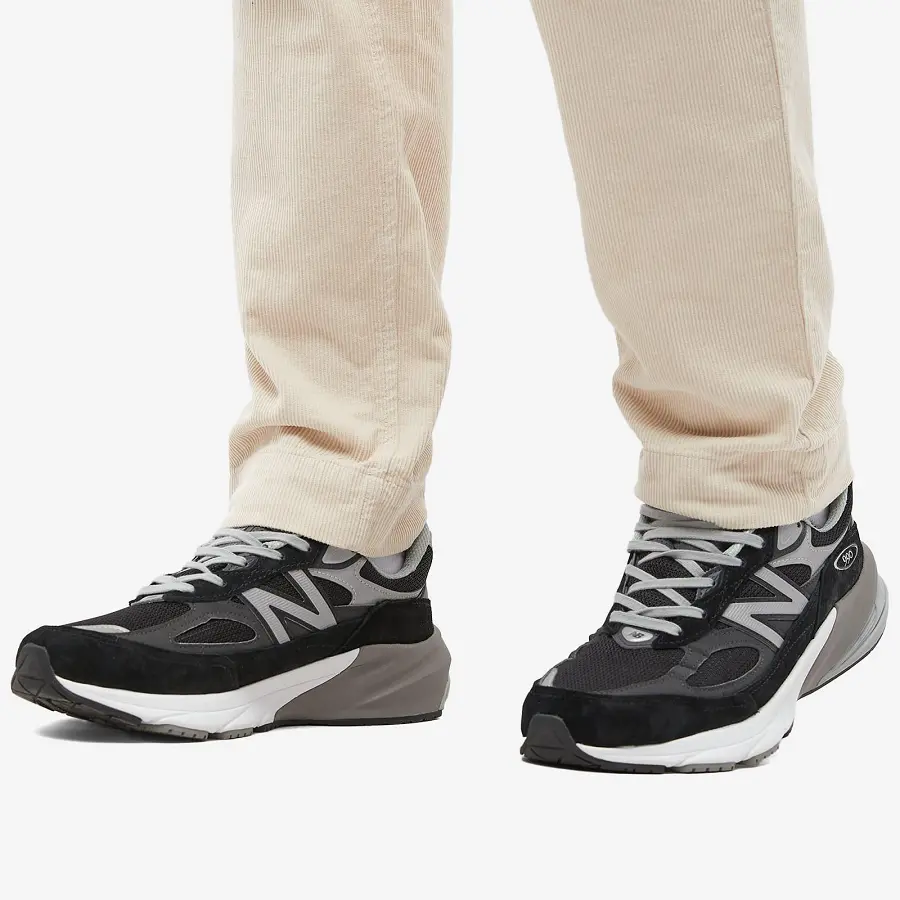 Giày New Balance 990v6 Made in USA 'Black Silver' M990BK6 - Ảnh 4