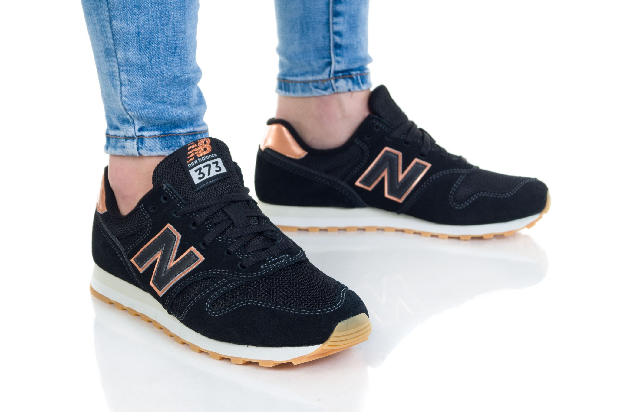 Giày New Balance 373 v2 'Black' WL373CE2 - Ảnh 4